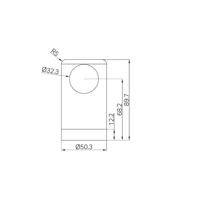 Nero Mecca Care Make Your Own Grab Rail End Bracket