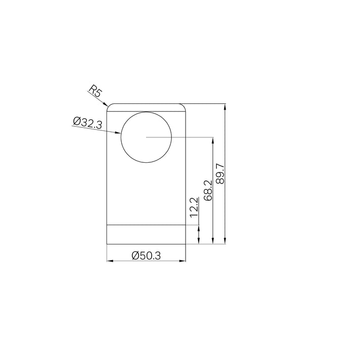 Nero Mecca Care Make Your Own Grab Rail End Bracket