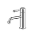 Nero York Straight Basin Mixer with Metal Lever