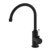 Nero York Kitchen Mixer Gooseneck Spout with White Porcelain Lever