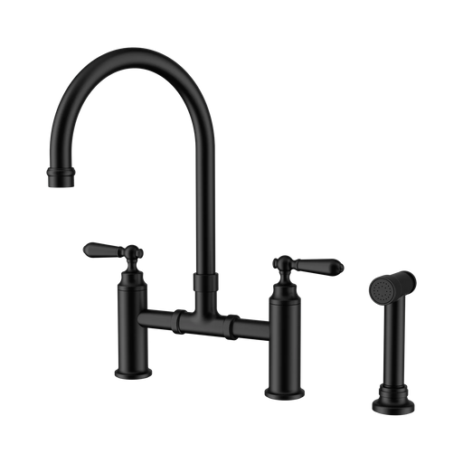 Nero York Bridge Kitchen Set With Hand Spray