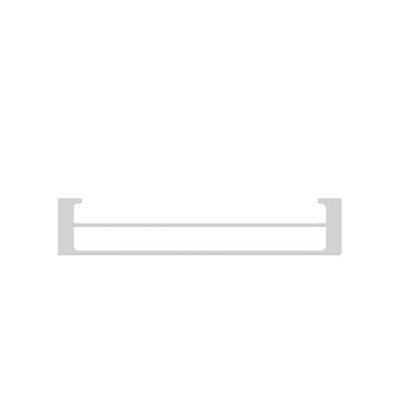 Nero Pearl Double Towel Rail