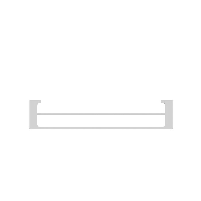 Nero Pearl Double Towel Rail