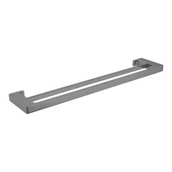 Nero Pearl Double Towel Rail