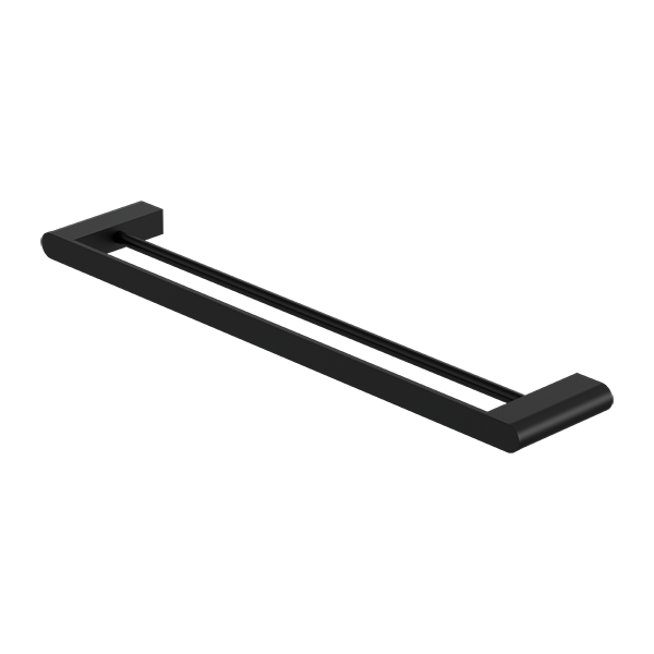 Nero Bianca Double Towel Rail