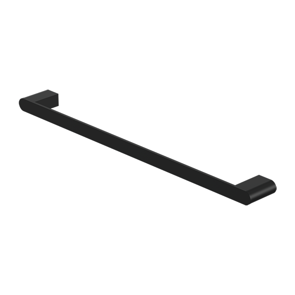 Nero Bianca Single Towel Rail