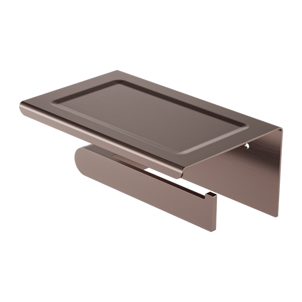 Nero Bianca Toilet Roll Holder with Phone Holder