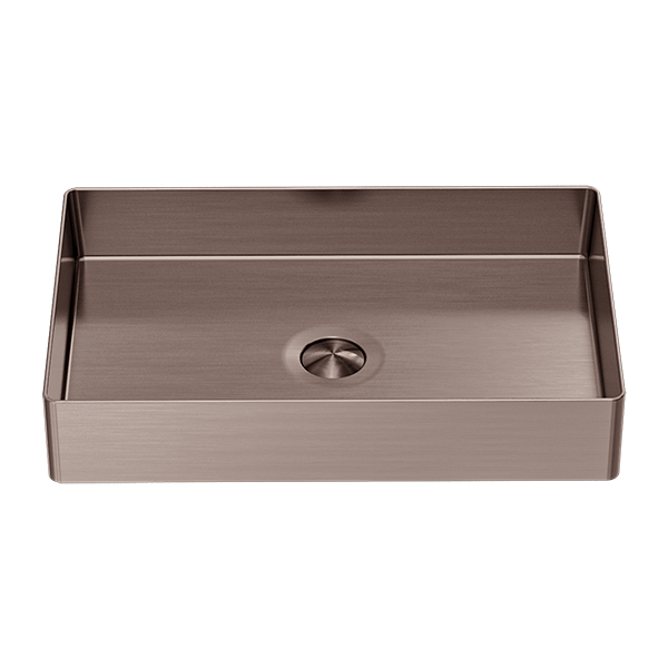 Nero Opal Rectangle Stainless Steel Basin