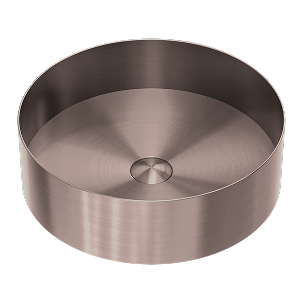 Nero Opal Round 400mm Stainless Steel Basin