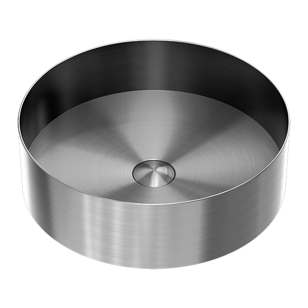 Nero Opal Round 400mm Stainless Steel Basin