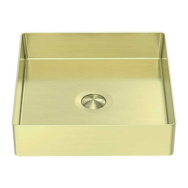 Nero Opal Square 400mm Stainless Steel Basin