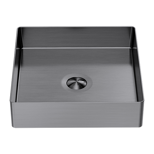 Nero Opal Square 400mm Stainless Steel Basin