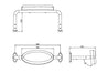 Nero Mecca Care DDA Accessible Toilet Backrest