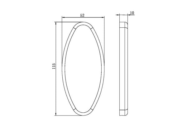 Nero Backrest Removable Wall Cover Plate
