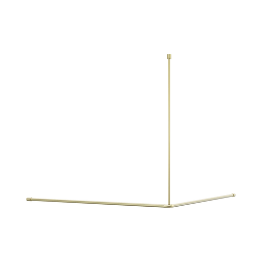 Nero Mecca Care Curtain Rail 1200x1200mm 90 Degree