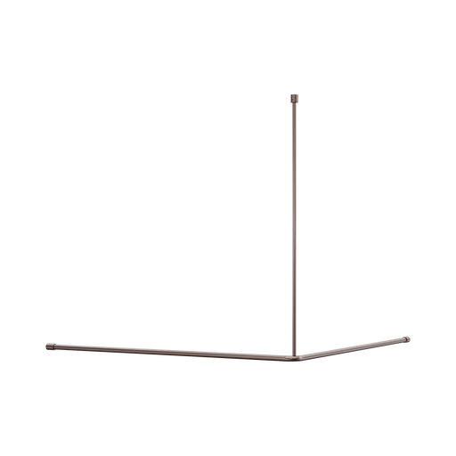 Nero Mecca Care Curtain Rail 1200x1200mm 90 Degree
