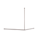 Nero Mecca Care Curtain Rail 1200x1200mm 90 Degree