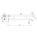 Nero Mecca Care Foldable Toilet Support Arm