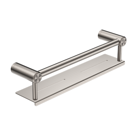 Nero Mecca Care 25mm Grab Rail with Shelf
