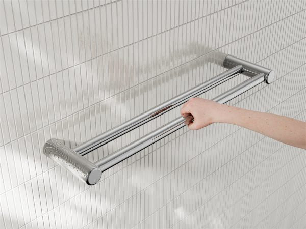 Nero Mecca Care 25mm Double Towel Grab Rail