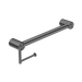 Nero Mecca Care 32mm Grab Rail with Toilet Roll Holder 450mm