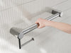 Nero Mecca Care 32mm Grab Rail with Toilet Roll Holder 450mm
