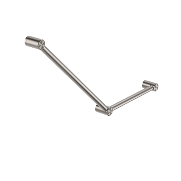 Nero Mecca Care 32mm Ambulant Toilet Grab Rail 45 Degree 750x450mm