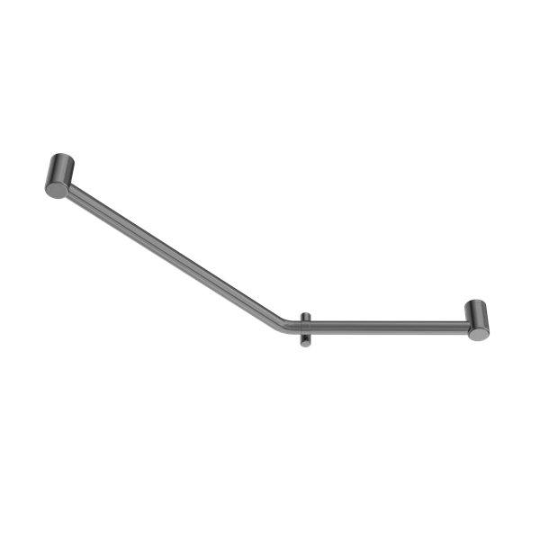 Nero Mecca Care 32mm Ambulant 45 Degree Bent Tube Grab Rail 450x650mm