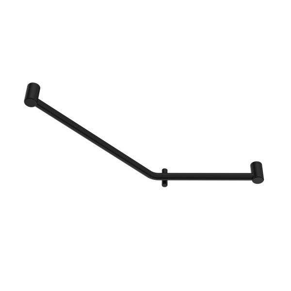 Nero Mecca Care 32mm Ambulant 45 Degree Bent Tube Grab Rail 450x650mm