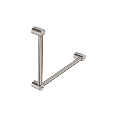 Nero Mecca Care 32mm Ambulant Toilet Grab Rail 90 Degree 450x450mm