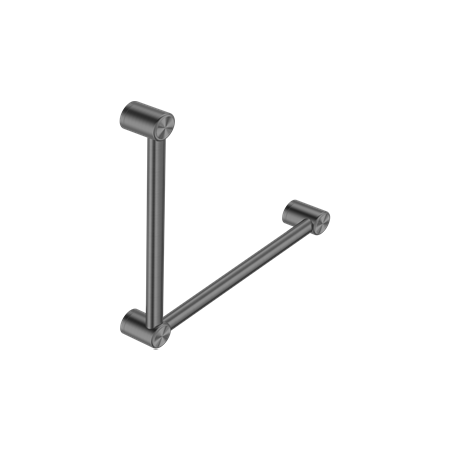 Nero Mecca Care 32mm Ambulant Toilet Grab Rail 90 Degree 450x450mm