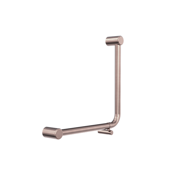 Nero Mecca Care 32mm Ambulant 90 Degree Bent Tube Grab Rail 450x450mm