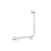 Nero Mecca Care 32mm Ambulant 90 Degree Bent Tube Grab Rail 450x450mm