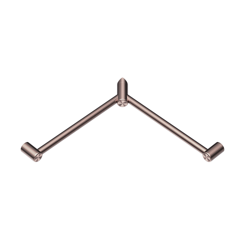 Nero Mecca Care 32mm Wrap Around Corner Grab Rail 600x600mm