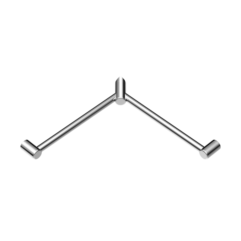 Nero Mecca Care 32mm Wrap Around Corner Grab Rail 600x600mm