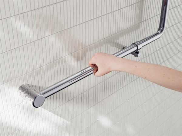 Nero Mecca Care 32mm 90 Degree NZ4121 Accessible Toilet Grab Rail 750X750mm