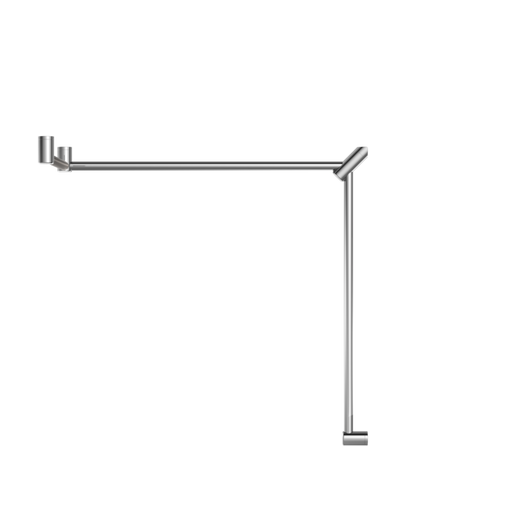 Nero Mecca Care 32mm DDA Accessible Toilet Grab Rail Set 90 Degree Continuous 600X1065X1025mm