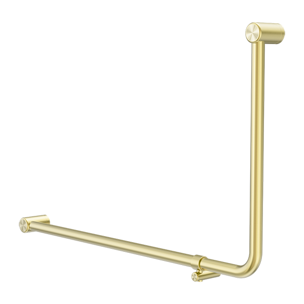 Nero Mecca Care 32mm DDA Accessible Toilet 90 Degree Bent Tube Grab Rail 600X1000mm