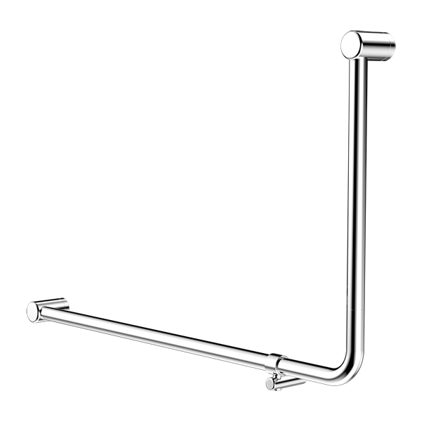 Nero Mecca Care 32mm DDA Accessible Toilet 90 Degree Bent Tube Grab Rail 600X1000mm