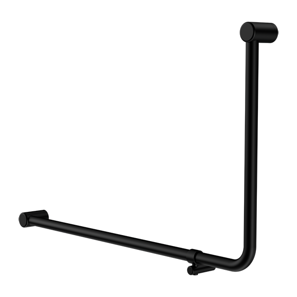 Nero Mecca Care 32mm DDA Accessible Toilet 90 Degree Bent Tube Grab Rail 600X1000mm