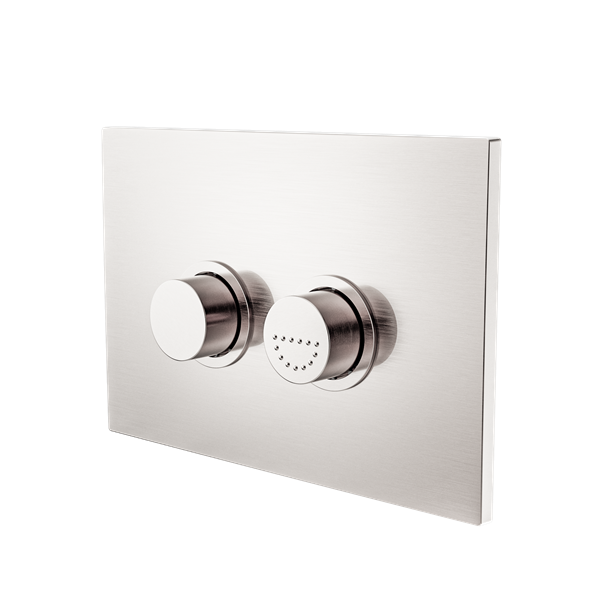 Nero Mecca Care Raised Disabled Care Pneumatic Flush Buttons Plate DDA Accessible Toilet Compliant