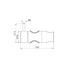 Nero Slider For Mecca Care 25mm Grab Rail And Adjustable Shower Rail Set 900mm