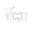 Nero Slider For Mecca Care 32mm Grab Rail Shower Rail Set