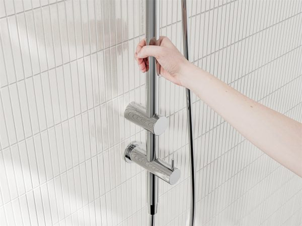 Nero Mecca Care 25mm Grab Rail 900mm Twin Shower Set