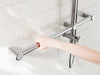 Nero Mecca Care 32mm T Bar Grab Rail 1100x750mm Twin Shower Set