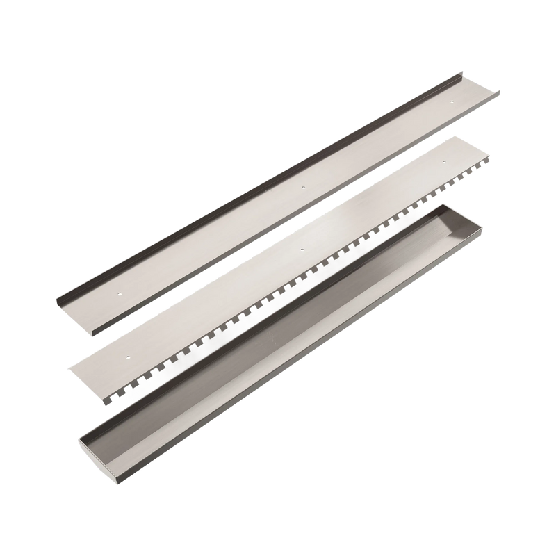 Nero Tile Insert V Channel 900x106mm Floor Grate Without Outlet