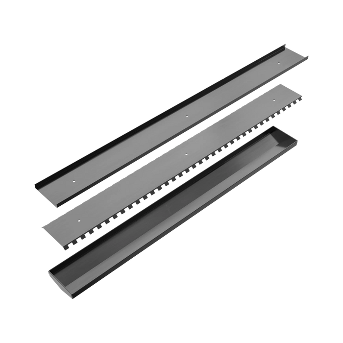 Nero Tile Insert V Channel 900x106mm Floor Grate Without Outlet