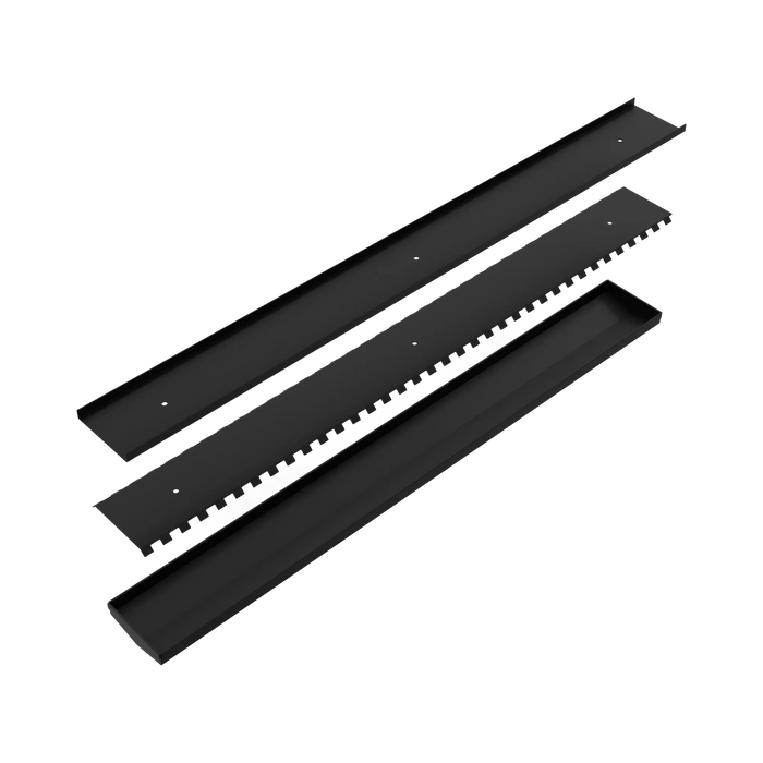 Nero Tile Insert V Channel 900x106mm Floor Grate Without Outlet