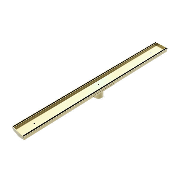 Nero Tile Insert V Channel Floor Grate 50mm Outlet with Hole Saw