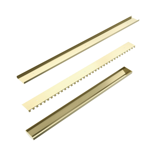 Nero Tile Insert V Channel 900x82mm Floor Grate Without Outlet